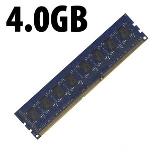 (*) 4.0GB Apple-Elpida Factory Original PC3-14900 1866MHz DDR3 ECC 240-Pin DIMM Memory Module