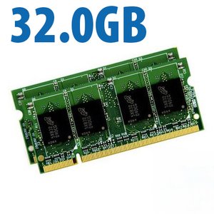 (*) 32.0GB (2 x 16GB) Apple Factory Original PC4-21300 DDR4 2666MHz 260-Pin SO-DIMM Memory Upgrade Kit