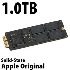 (*) 1.0TB Apple Factory Original Solid-State Drive for 13-inch & 15-inch MacBook Pro (Late 2013 - Mid 2015)