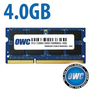 (*) 4.0GB OWC PC3-14900 DDR3L 1867MHz CL11 204-Pin SO-DIMM Memory Module