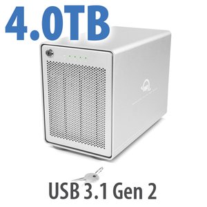 (*) 4.0TB OWC Mercury Elite Pro Quad RAID 5 4-Drive HDD Storage Solution