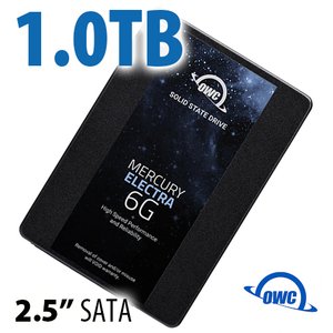 (*) 1.0TB OWC Mercury Electra 6G 2.5-inch 7mm SATA 6.0Gb/s Solid-State Drive