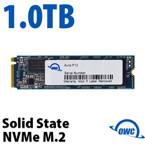 (*) 1.0TB OWC Aura Ultra III PCIe 3.0 NVMe M.2 2280 Solid-State Drive